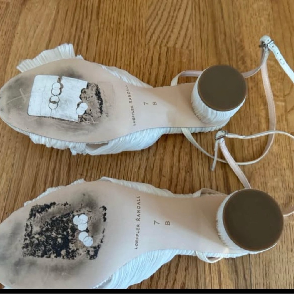 Loeffler Randall Dahlia Knotted Sandal - color pearl - wedding shoe size 7 - Picture 4 of 4